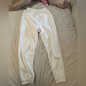Zara cream sweatpants